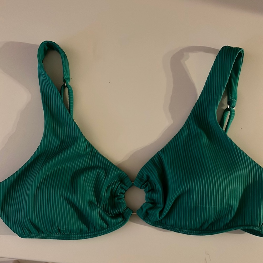 Hollister Green Bikini Top